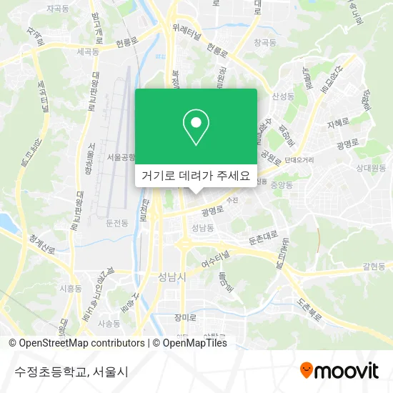 수정초등학교 지도
