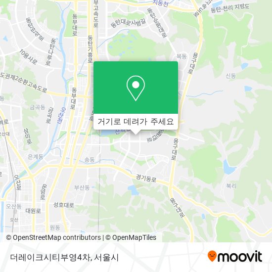 더레이크시티부영4차 지도