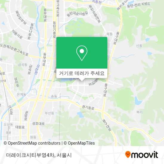더레이크시티부영4차 지도