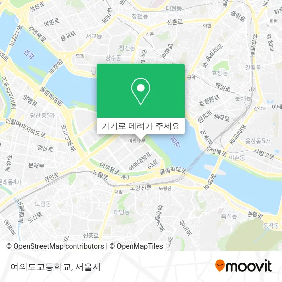 여의도고등학교 지도