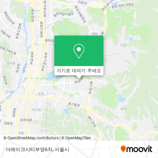 더레이크시티부영6차 지도