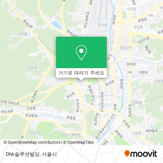 Dhk솔루션빌딩 지도