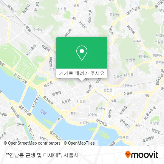""연남동 근생 및 다세대"" 지도