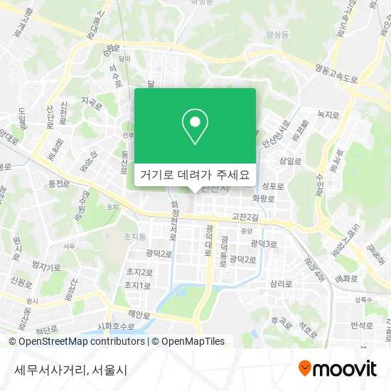 세무서사거리 지도