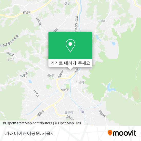 가래비어린이공원 지도
