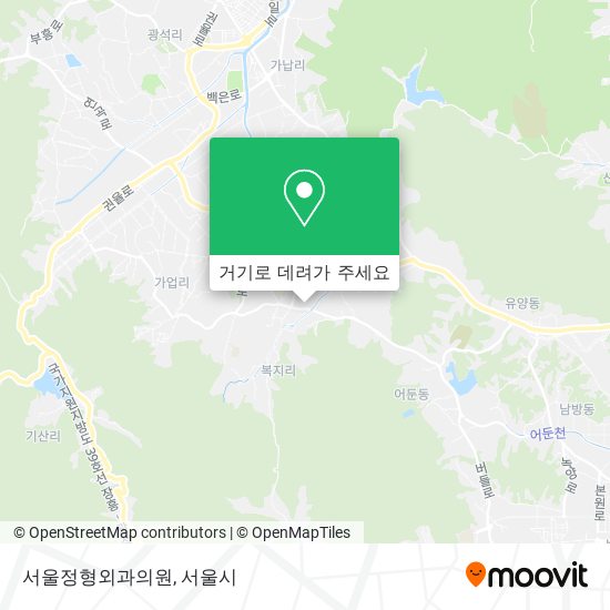 서울정형외과의원 지도