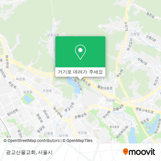 광교산울교회 지도