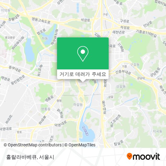 훌랄라바베큐 지도