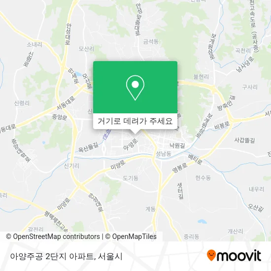 아양주공 2단지 아파트 지도