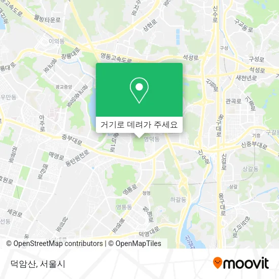 덕암산 지도