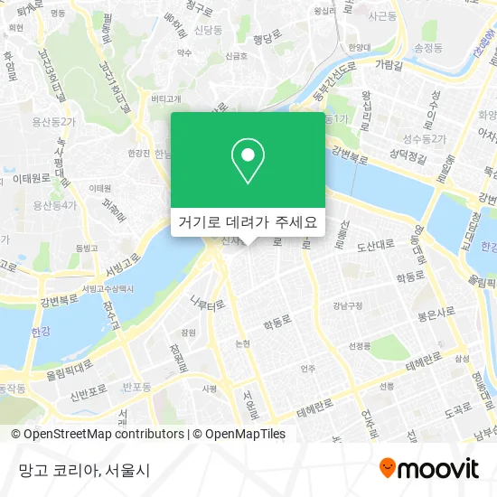 망고 코리아 지도