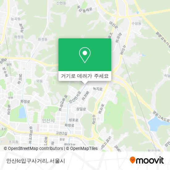 안산Ic입구사거리 지도