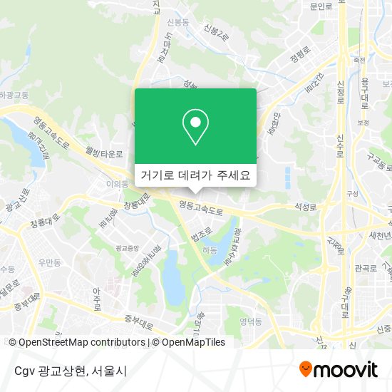 Cgv 광교상현 지도