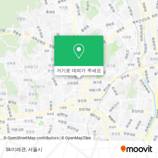 Sk미래관 지도