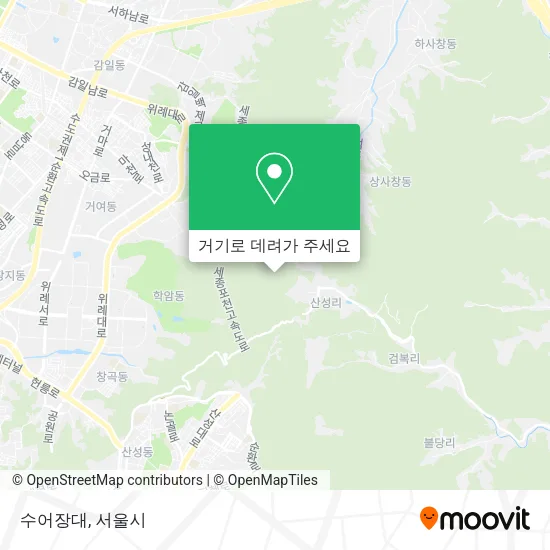 수어장대 지도
