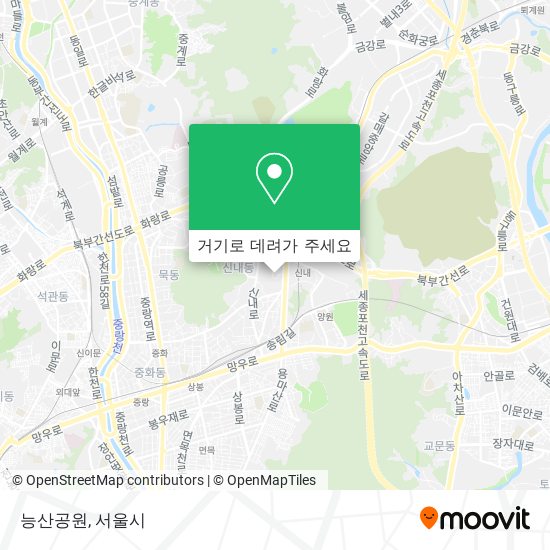 능산공원 지도