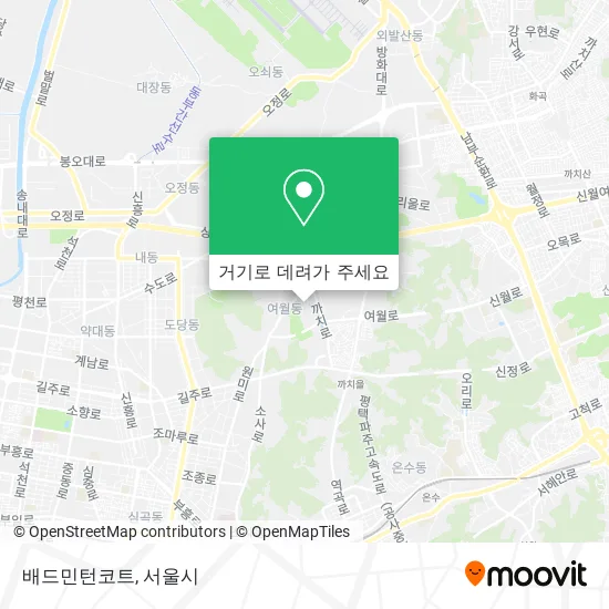 배드민턴코트 지도