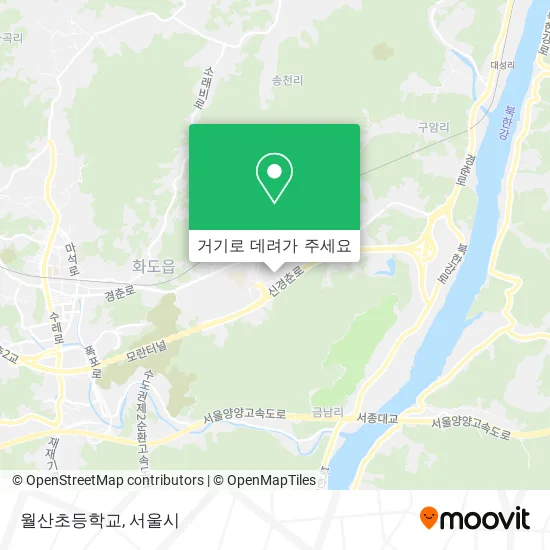 월산초등학교 지도