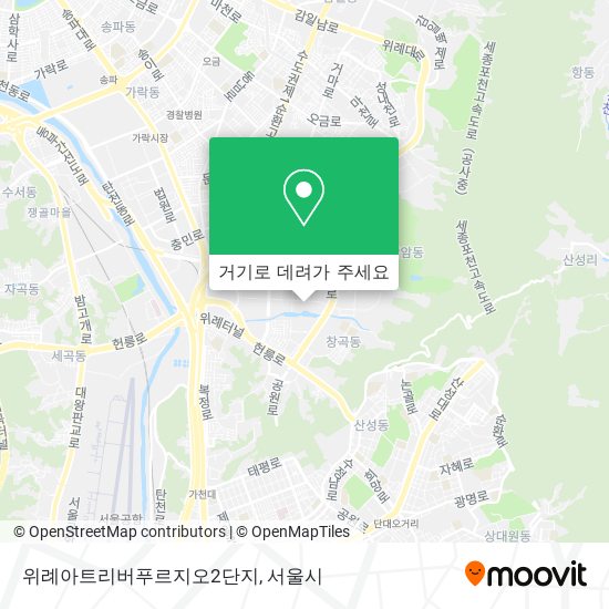 위례아트리버푸르지오2단지 지도