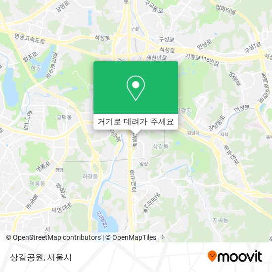 상갈공원 지도