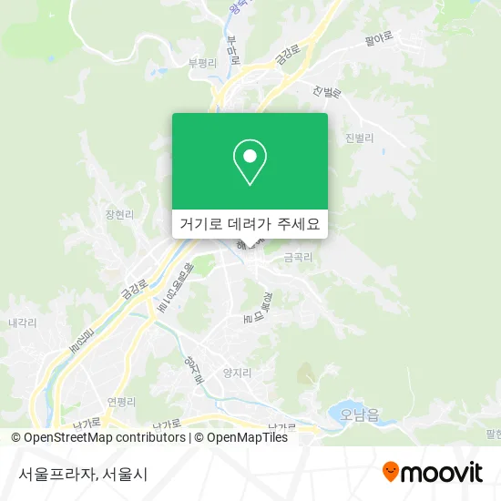 서울프라자 지도