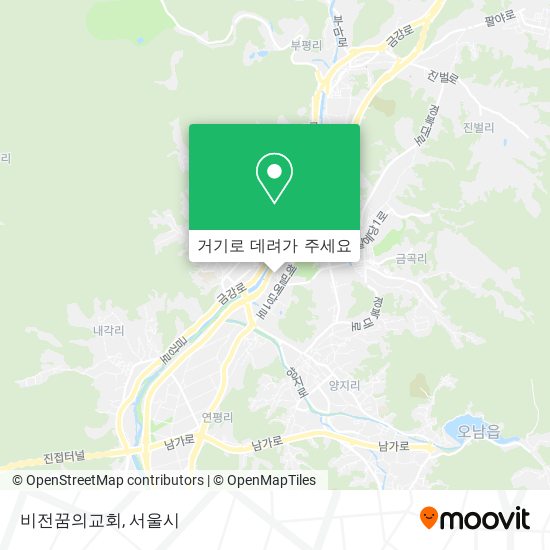 비전꿈의교회 지도