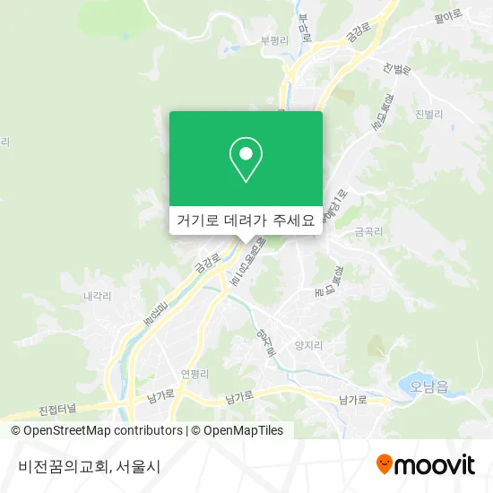비전꿈의교회 지도