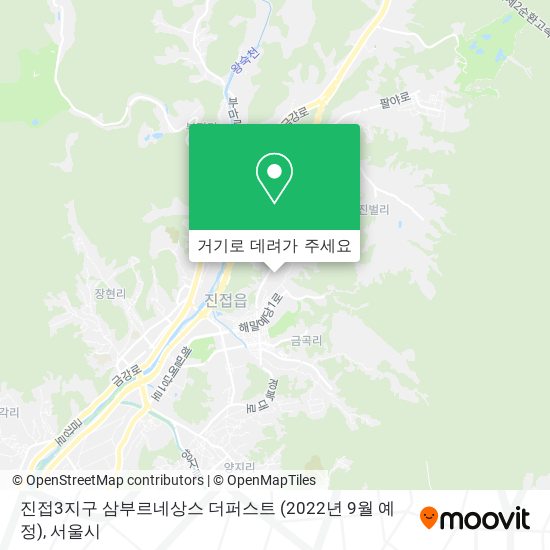진접3지구 삼부르네상스 더퍼스트 (2022년 9월 예정) 지도