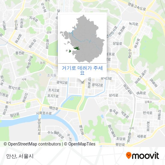 안산 지도