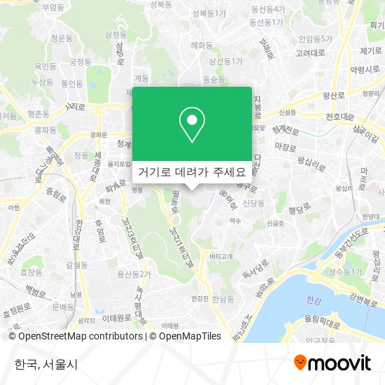 한국 지도