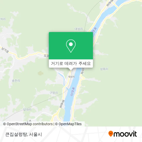 큰집설렁탕 지도