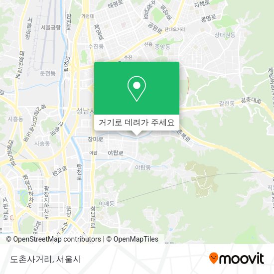 도촌사거리 지도