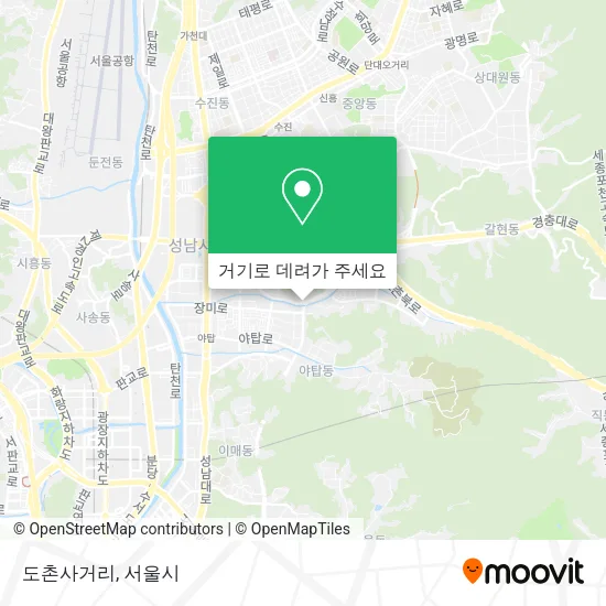 도촌사거리 지도