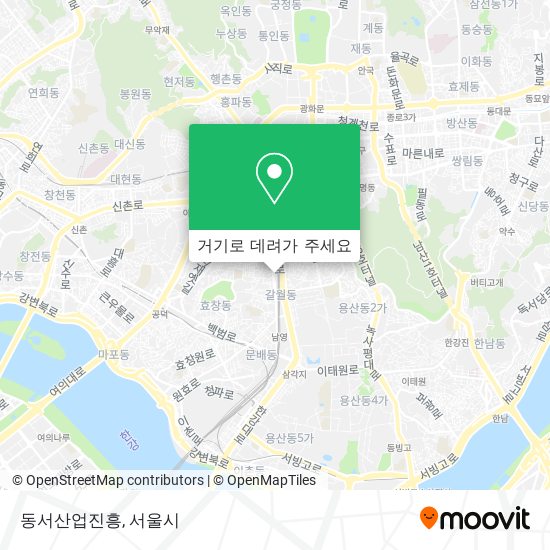 동서산업진흥 지도