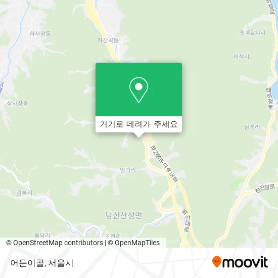 어둔이골 지도