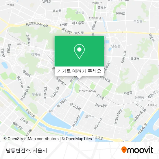 남동변전소 지도