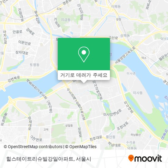힐스테이트리슈빌강일아파트 지도