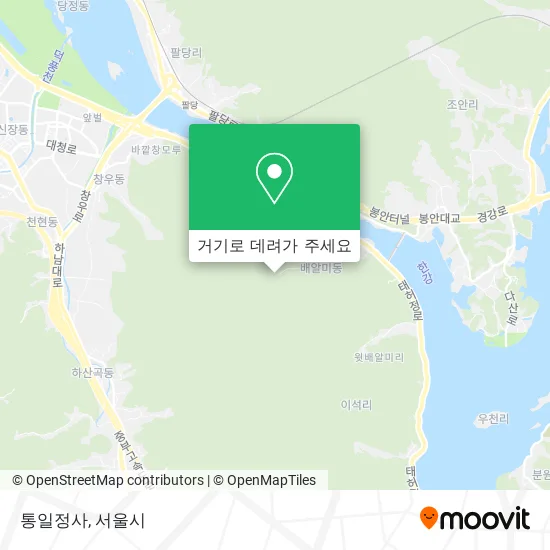 통일정사 지도