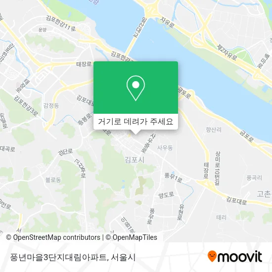 풍년마을3단지대림아파트 지도