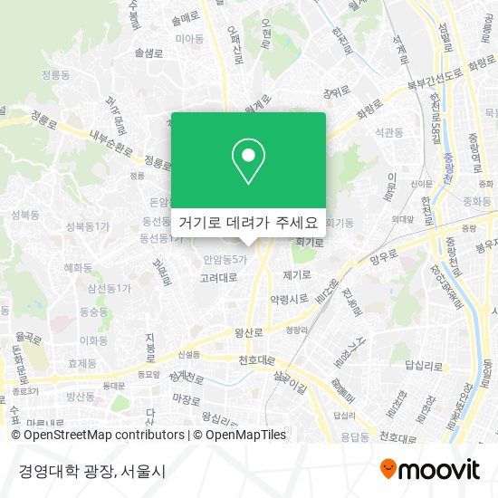 경영대학 광장 지도