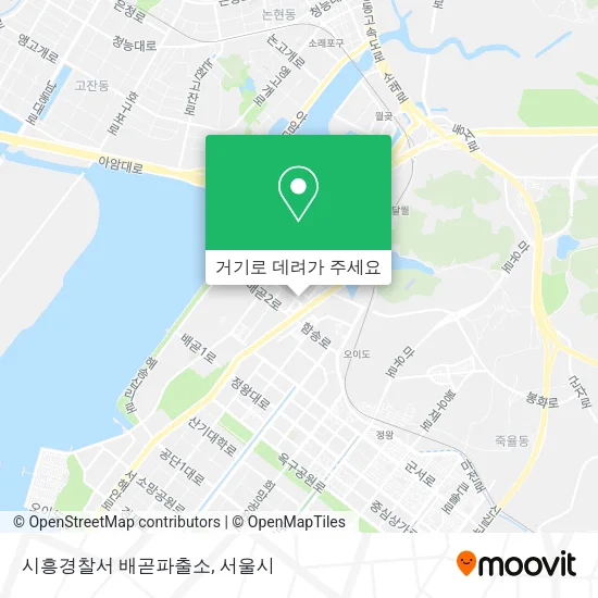 시흥경찰서 배곧파출소 지도