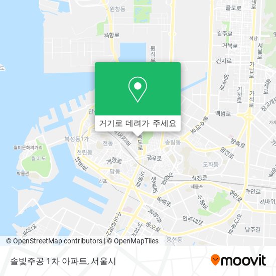 솔빛주공 1차 아파트 지도