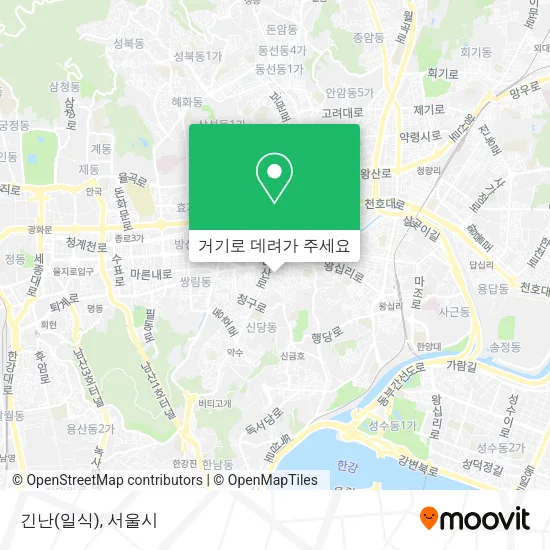 긴난(일식) 지도