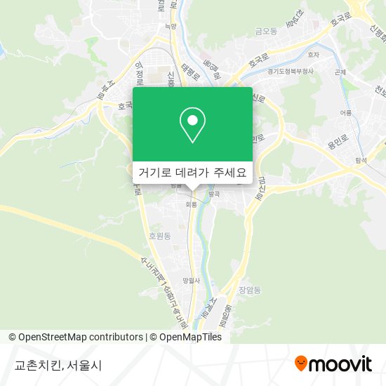 교촌치킨 지도