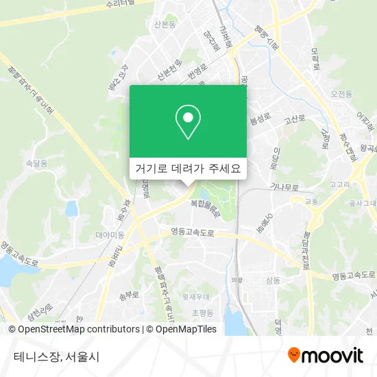 테니스장 지도
