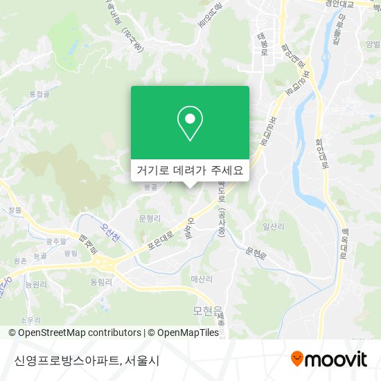 신영프로방스아파트 지도