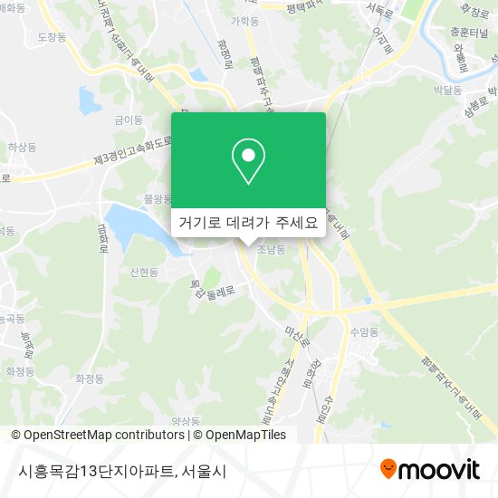 시흥목감13단지아파트 지도