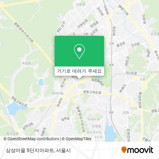삼성마을 5단지아파트 지도