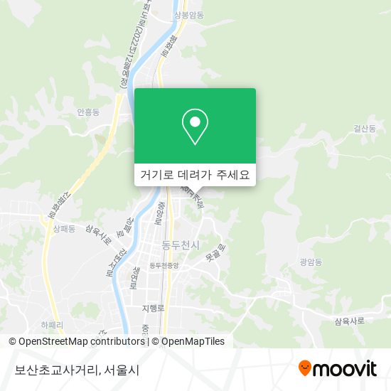 보산초교사거리 지도