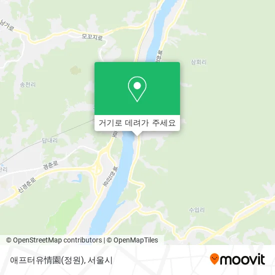 애프터유情園(정원) 지도
